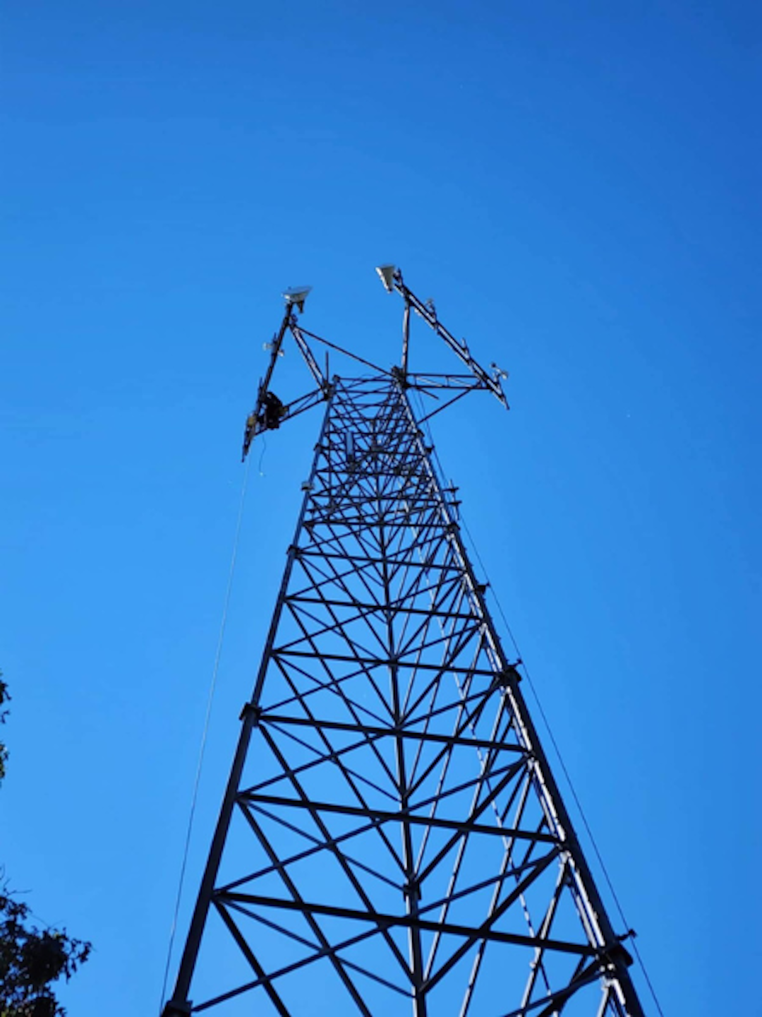 site antennas on a tower